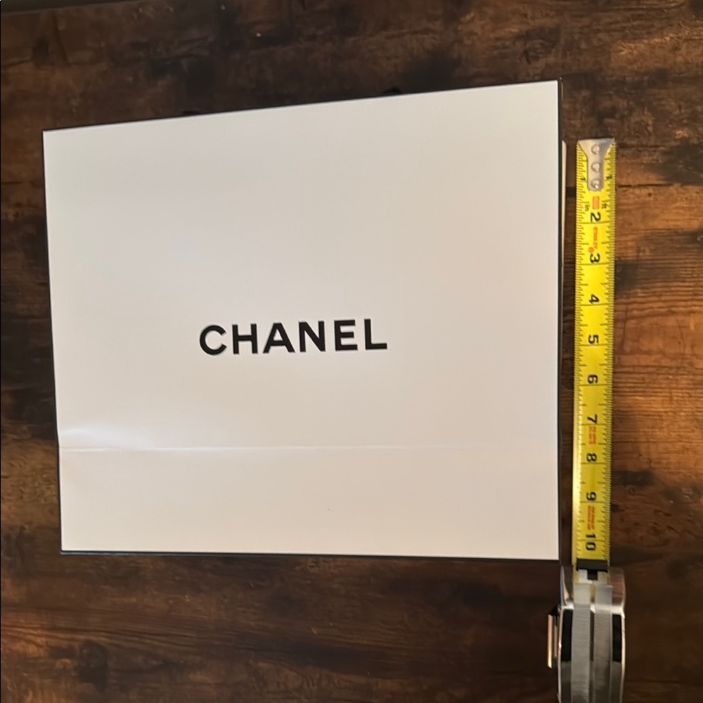 Chanel White Gift bag